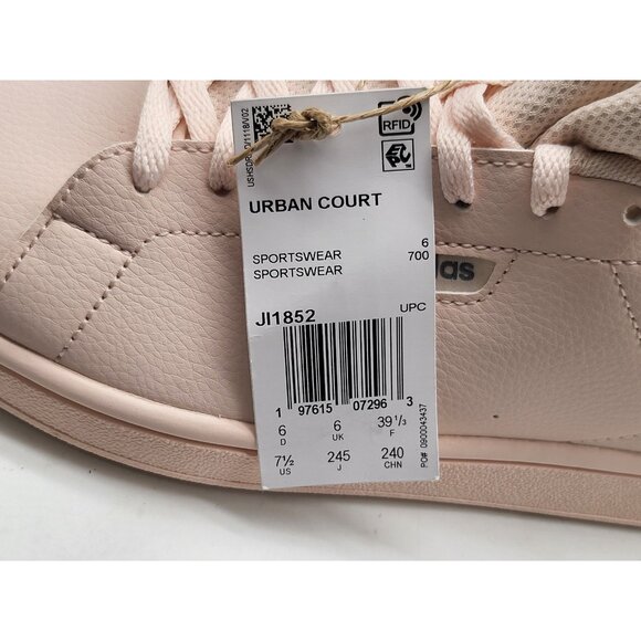 Adidas Urban Court Shoes Womens Size 7.5 Pink JI1852 Low Top Sneakers Comfort - Picture 10 of 11